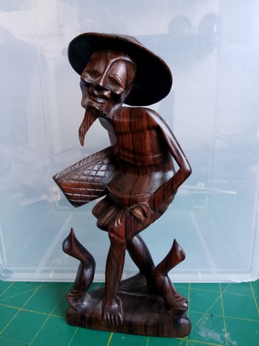Wooden statue - wooden,