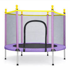 5FT Kid Trampoline With Safety