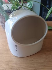 Wade Ovation White Kitchen Counter Top Garlic Pig Storage Jar Homeware