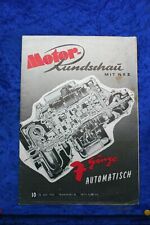 Motor Review 10/54 German Motor Scooter Mars Stella 175 S Articulated Bus