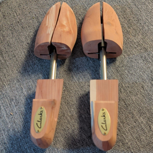Clarks wooden shoe - clarks, pair