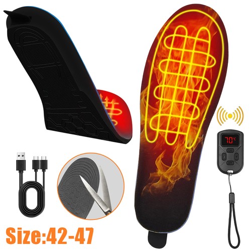 Heated insoles with remote - heated,