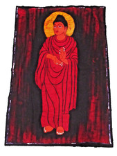 Asian buddhist wall hanging - asian,
