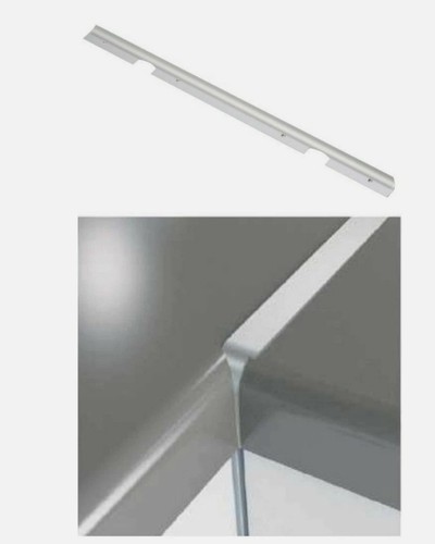 Aluminium kitchen worktop - aluminium,