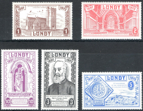 Lundy island 1972 qeii - gb, 75th