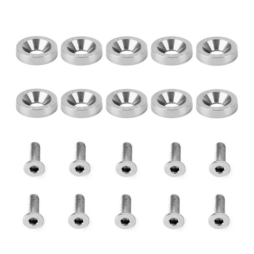 10pcs aluminium washers - m6,