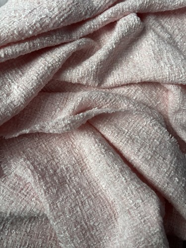 Pink tweed fabric - tweed, vintage