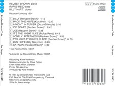 REUBEN BROWN - ICE SCAPE NEW CD