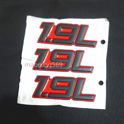 Red matte big - 3x, black