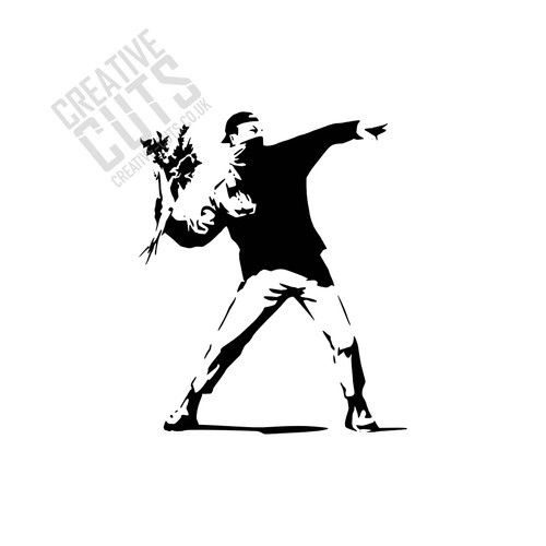 Love the air banksy - love,