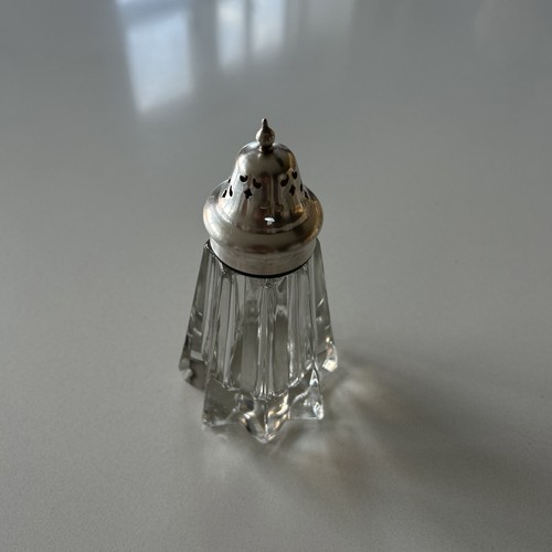 Silver topped sugar shaker - silver,
