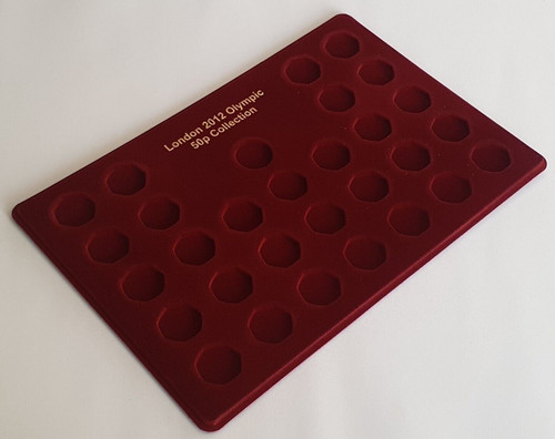 50p coins tray fifty pence - 50p,