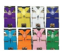 Heavy Duty Durable Metal Clips Braces Suspender Adjustable 50mm wide Trouser