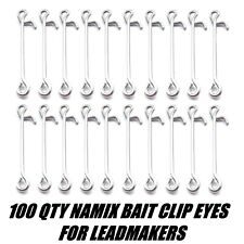 Fishing lead bait clip loops ideal for namix  lead making loops x 100