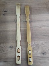 Bamboo Back Scratcher Massage Roll Aid Stick Body Itch Scratching Long Wooden 2