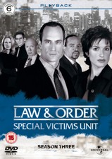 Law and Order - Special Victims Unit: Season 3 DVD (2007) Christopher Meloni,