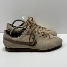 Vintage Nike Golf Trainers UK 9.5 Year 2002 Brown Tan