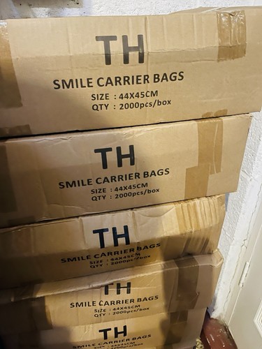 Premium smile carrier bags - carrier,