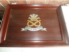North Stafford Military Wooden Wall Plaque