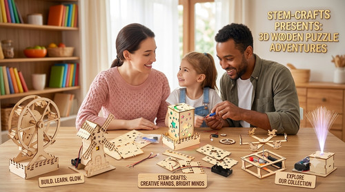 Diy wooden stem science - diy,