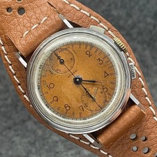 ANTIQUE DIWEN CHRONOGRAPH CALIBER VENUS 170 MANUAL WIND SWISS WATCH FROM Ca1940