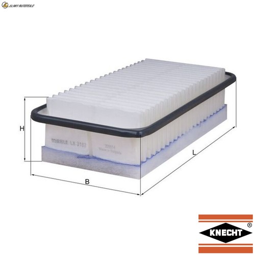Air filter 3187 for toyota - lx,