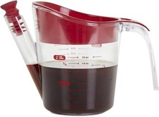 Apollo Gravy Fat Separator Measuring Jug 500ml Plastic Acrylic Heat-Resistant