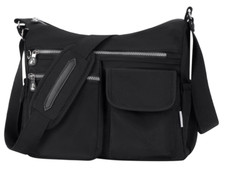 Black Colour Hand Bag with Long Strap – Stylish & Versatile