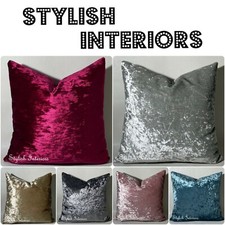 Hi-Quality Handmade Crushed Velvet Reversible Bed Cushion Cover Sofa PillowCase