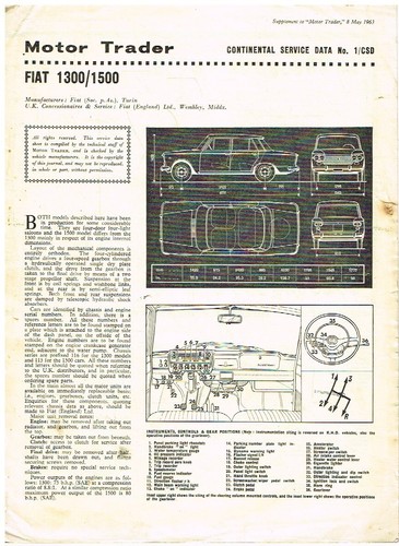 Fiat 1300 1500 saloon orig - 1300,