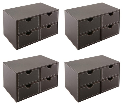 Osco brown faux leather - leather, 4