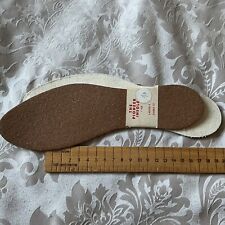 Vintage Inner Soles Cork & Fabric shoes boots Size 4 Ladies Pair New Old Stock
