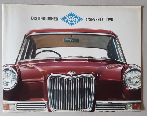 Riley seventy two brochure - riley,