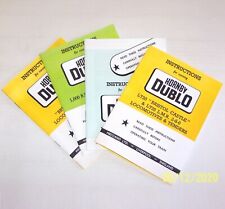 NEW HORNBY DUBLO REPLICA INSTRUCTIONS FOR 3 RAIL LOCOS INC.  8F, CITY, A4, 264T.