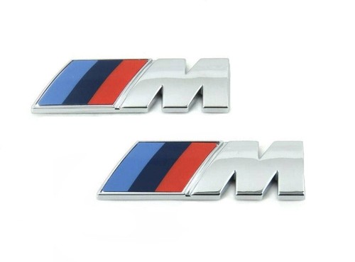 Bmw sport emblem chrome - emblem,