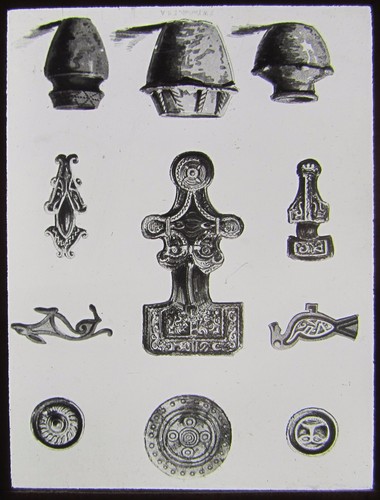 Glass magic lantern - glass, slide