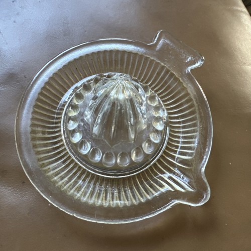 Vintage pressed glass orange - vintage,