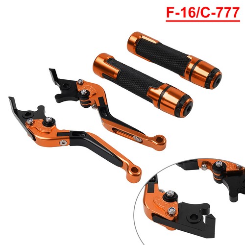 Orange cnc brake clutch lever - orange,