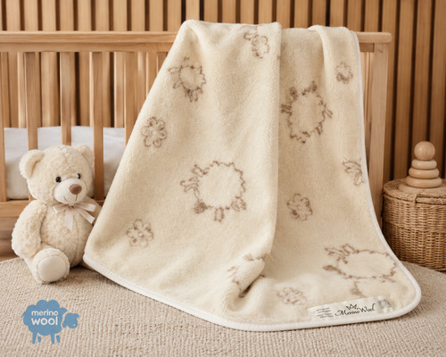 Children merino wool blanket - children's,