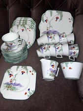 Osborne China England Rare 1930’s Tea Set 36 Pieces Total - No Damage See Photos