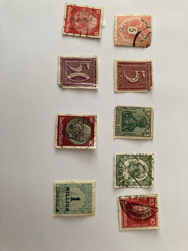 Old german stamps 9 - old, x
