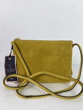 Next Yellow Suede Leather