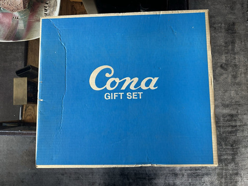 Vintage 1960s cona gift set - vintage,