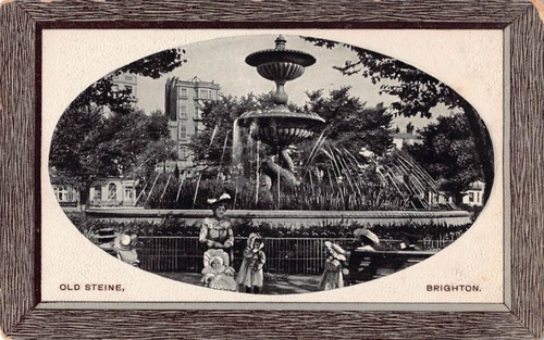Postcard old steine - -,