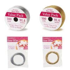 Silver Gold Bowdabra wire Bow