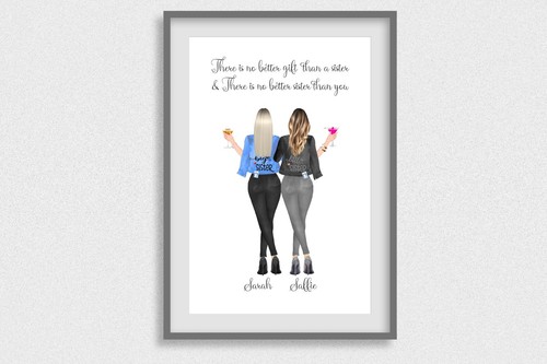 Sisters christmas custom print - christmas,
