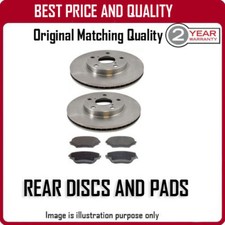 REAR DISCS AND PADS FOR ALFA ROMEO GIULIETTA 1.8 TBI CLOVERLEAF 5/2010-