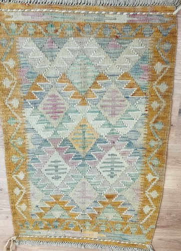 Afghan vintage kilim multi - kilim,