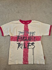 Joe Bloggs England Rules White t-shirt For Boys 11-12 Years Old