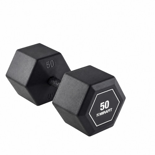 Mirafit rubber grip hex - rubber,